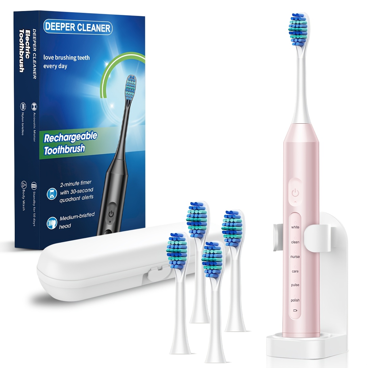 Fully Automatic Intelligent Electric Toothbrush with 6 Modes