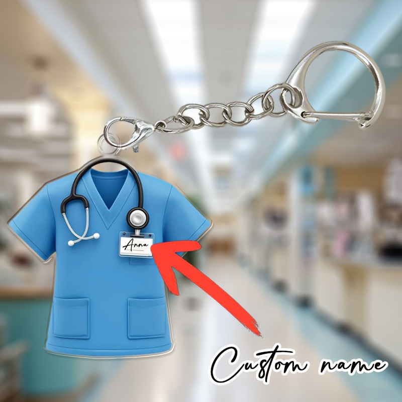 nurse keychain sold on Temu United States