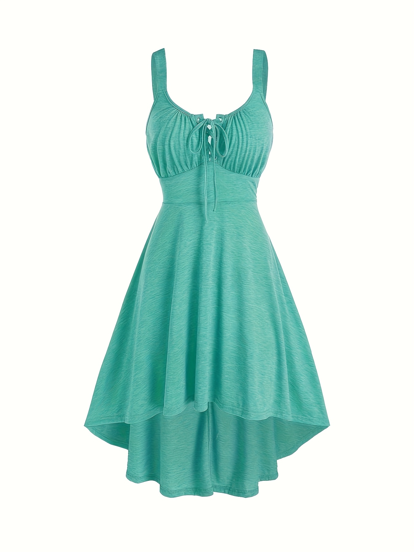 white christmas dresses Green Floral Open Back Mini Dress - Casual Dresses main image 1