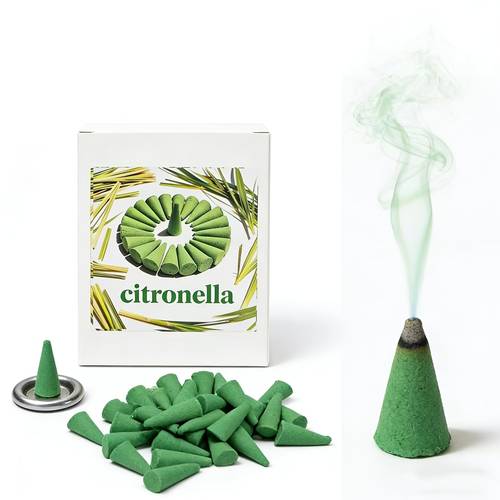 premium citronella incense cones in gift box with built in incense holder yoga incense for home bedroom office relaxation and gift box for mothers day christmas birthdays and holidays