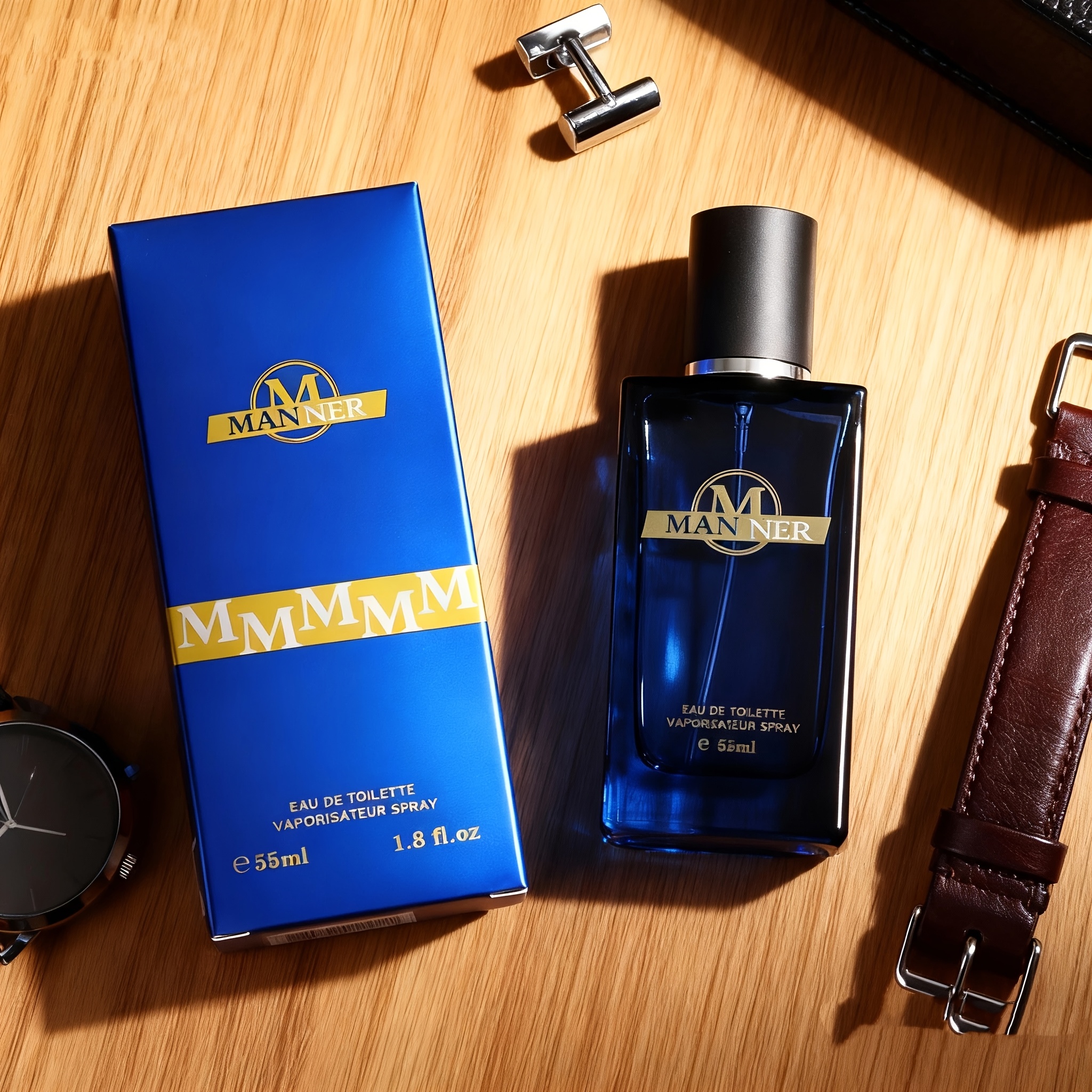 TEMU Aromatic Fragrance For Men, 1.86oz. This Long-lasting Cologne With Lavender And Sandalwood Is Perfect For A Magnetic Presence