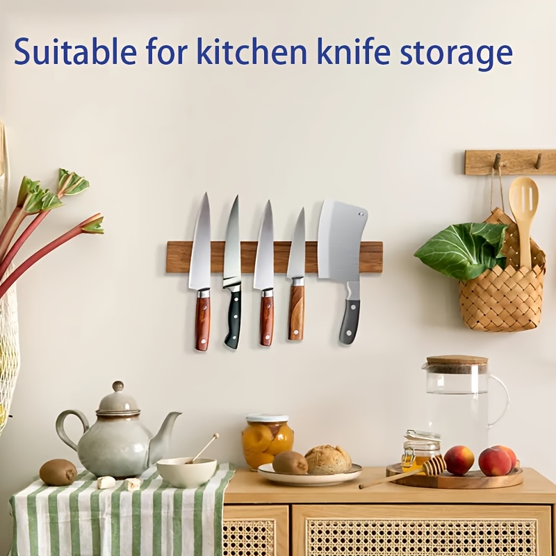 magnetic knife holder for wall with extra strong magnet 15 inch knife magnetic strip in acacia for knives