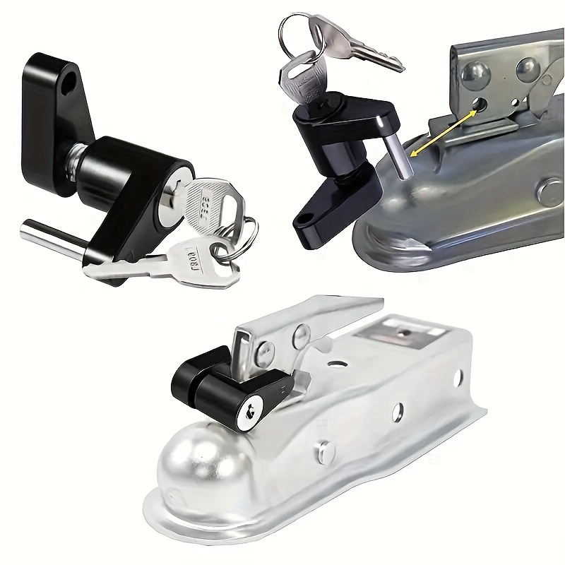 Trailer Lock Fits 2 5/16-Inch Couplers, 2025 Upgrade Anti Theft 2 5