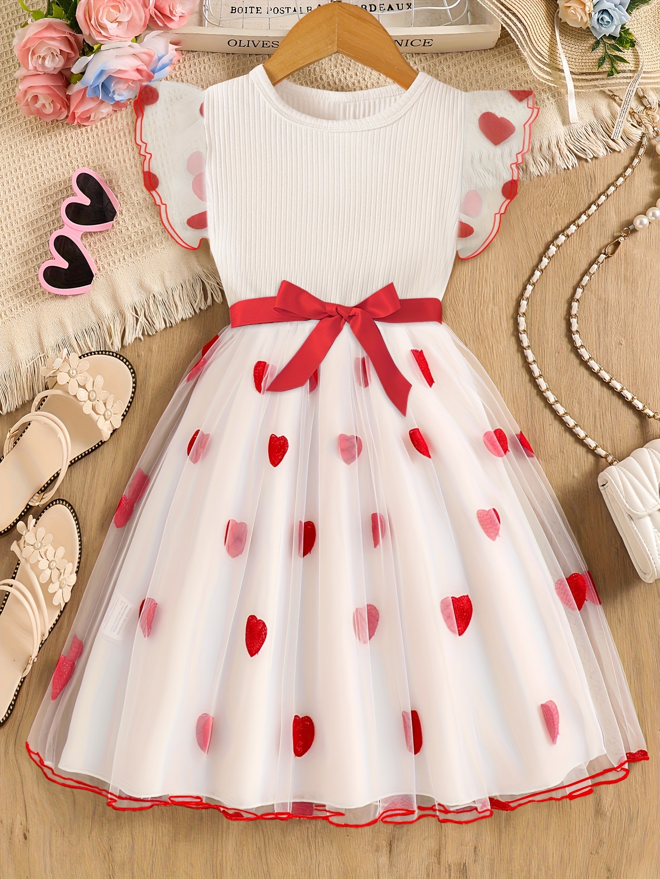 strapless open back dress Dreamy Sweet Princess Heart-Shaped Neck Rhinestone Floor-Length Wedding  Dress P2572