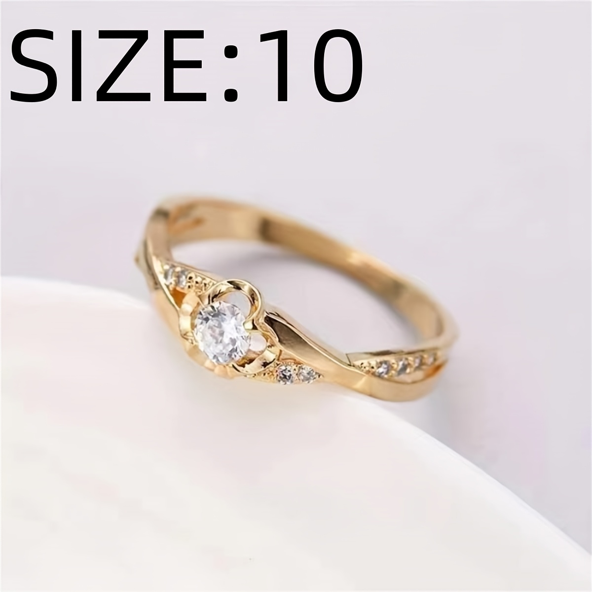 E-shop 1 Stück, Europäischer Amerikanischer Modischer Minimalistischer Jugendlicher Eleganter Exquisiter Kupfer Glücksblume Damen Stilvoller