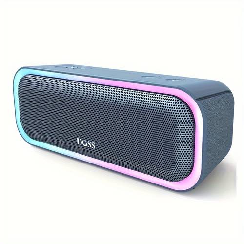 20 speaker wireless 5 0 and active tws wireless stereo pairing lights 20 hours playtime waterproof portable speaker for outdoor indoor
