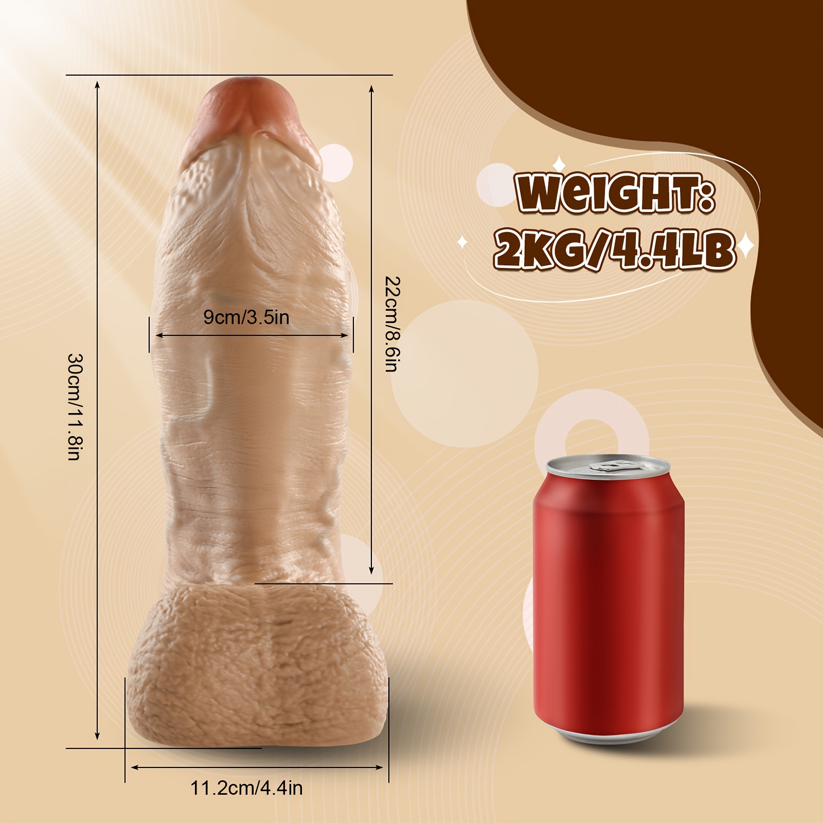 sex toy stuffed animal 11 8 inch thick realistic extra long 3 5