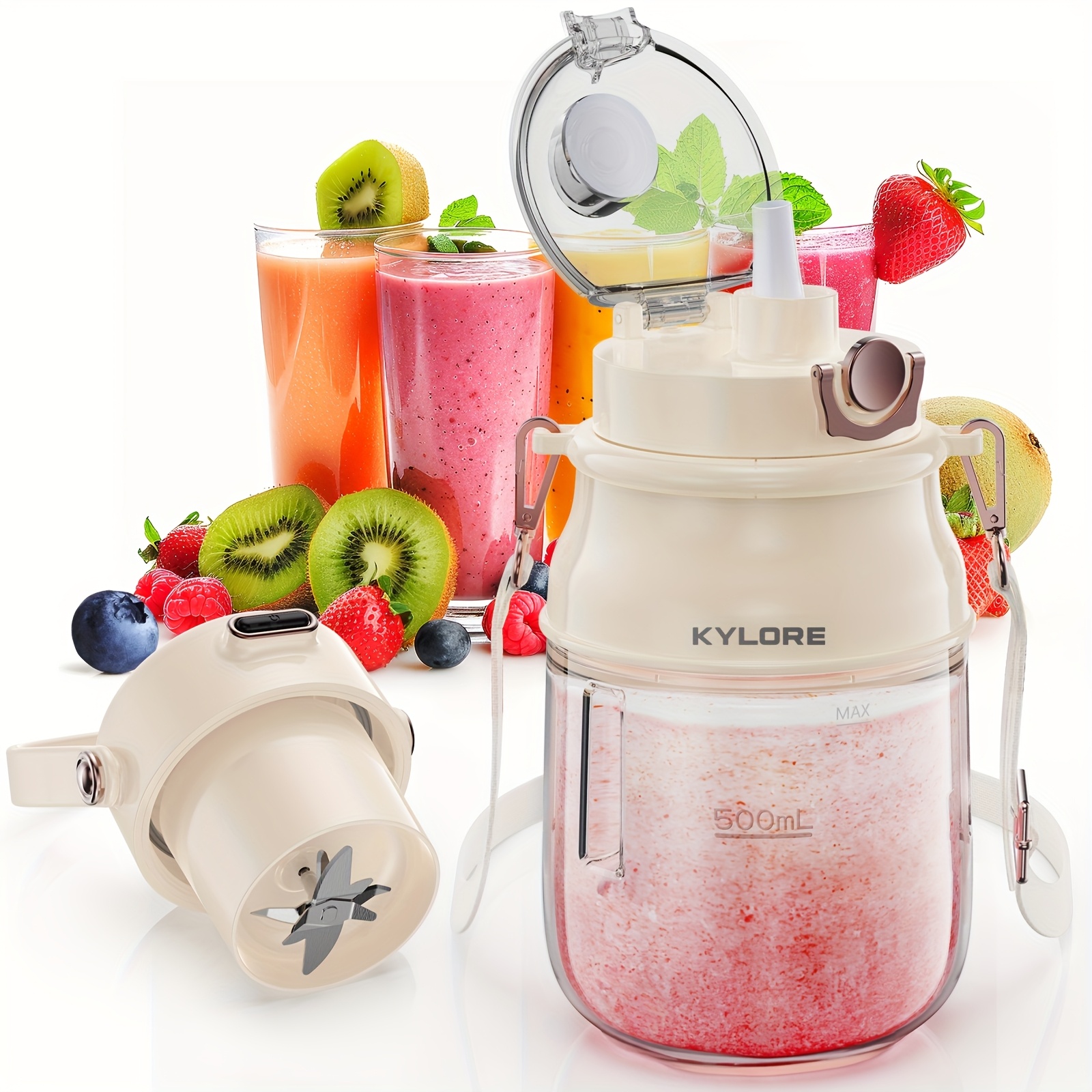 licuadora personal portátil usb taza 27oz mini exprimidor Temu