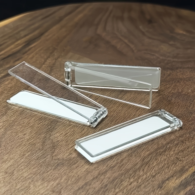 3pcs Ultra-thin Acrylic Mobile Phone Holder, -on Foldable Desktop Holder, Portable Sticker Lazy Holder For Smartphones And Tablets, Holder For Video And Facetime