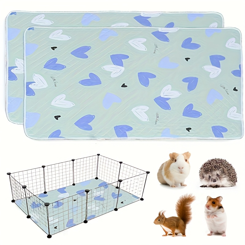 almofada de cama reutilizável de poliéster para  , rosa com   de   rosa, adequada para animais pequenos, hamsters,  s e hortelãs, material de cama durável para animais de estimação | reutilizável
