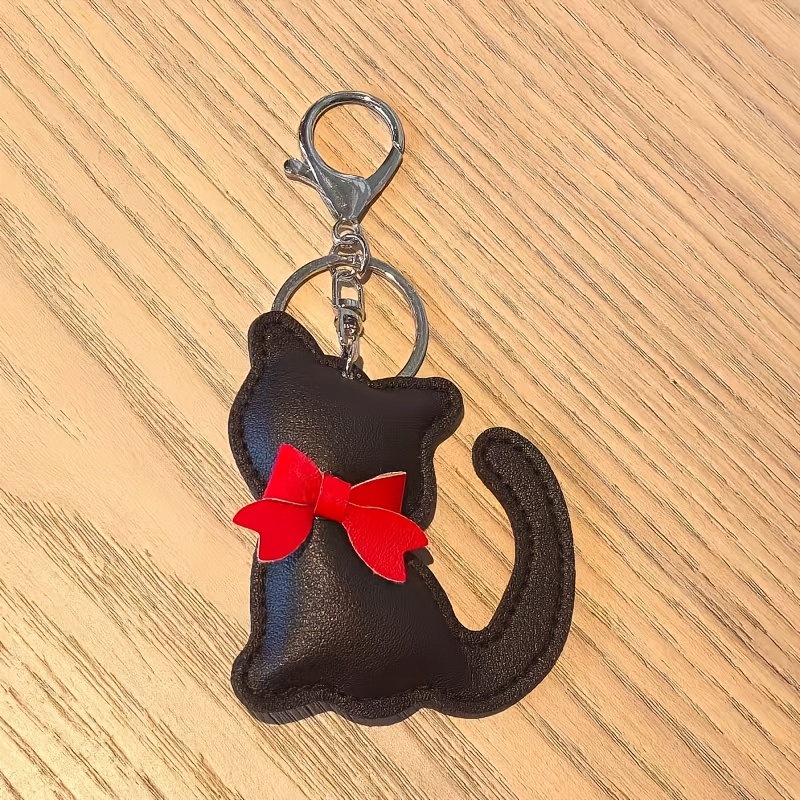 TEMU Ciondolo a forma , portachiavi a cartone animato, accessori creativi, ciondolo decorativo per borsa regalo femminile, portachiavi natalizio da