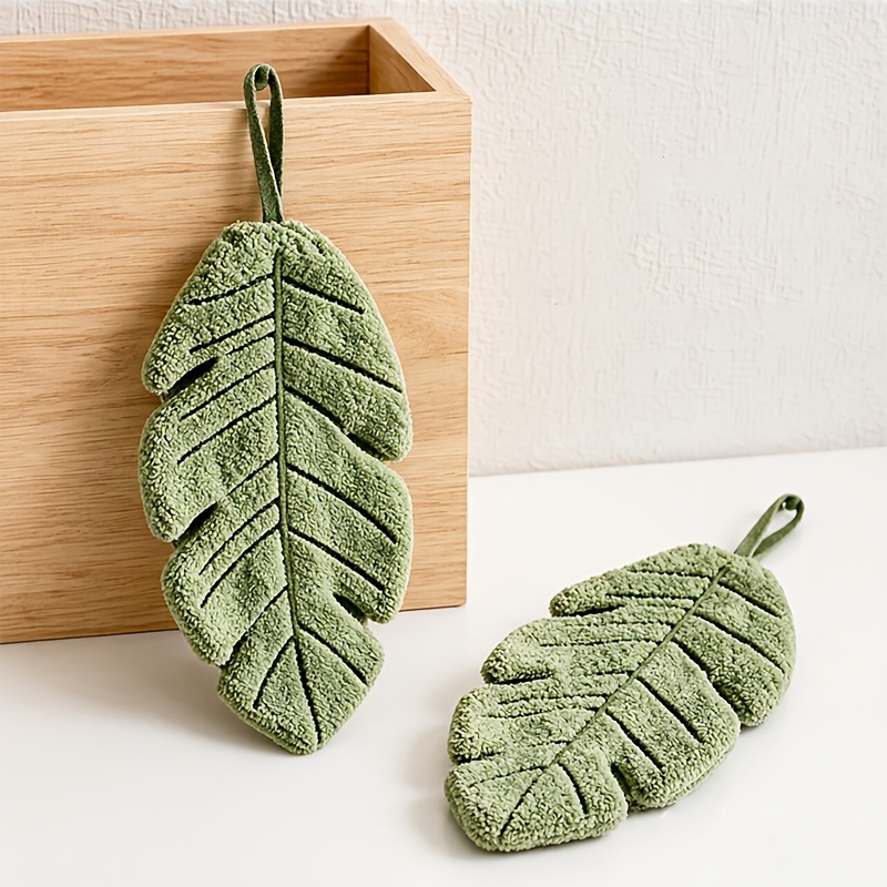 2pcs/1pc Made Of Soft Material, Absorbent. Are Very Suitable For Bathroom, Kitchen, And Daily Home Use. , Make Gifts For Plant Enthusiasts And Are Ideal For Decorating Environments By Florists