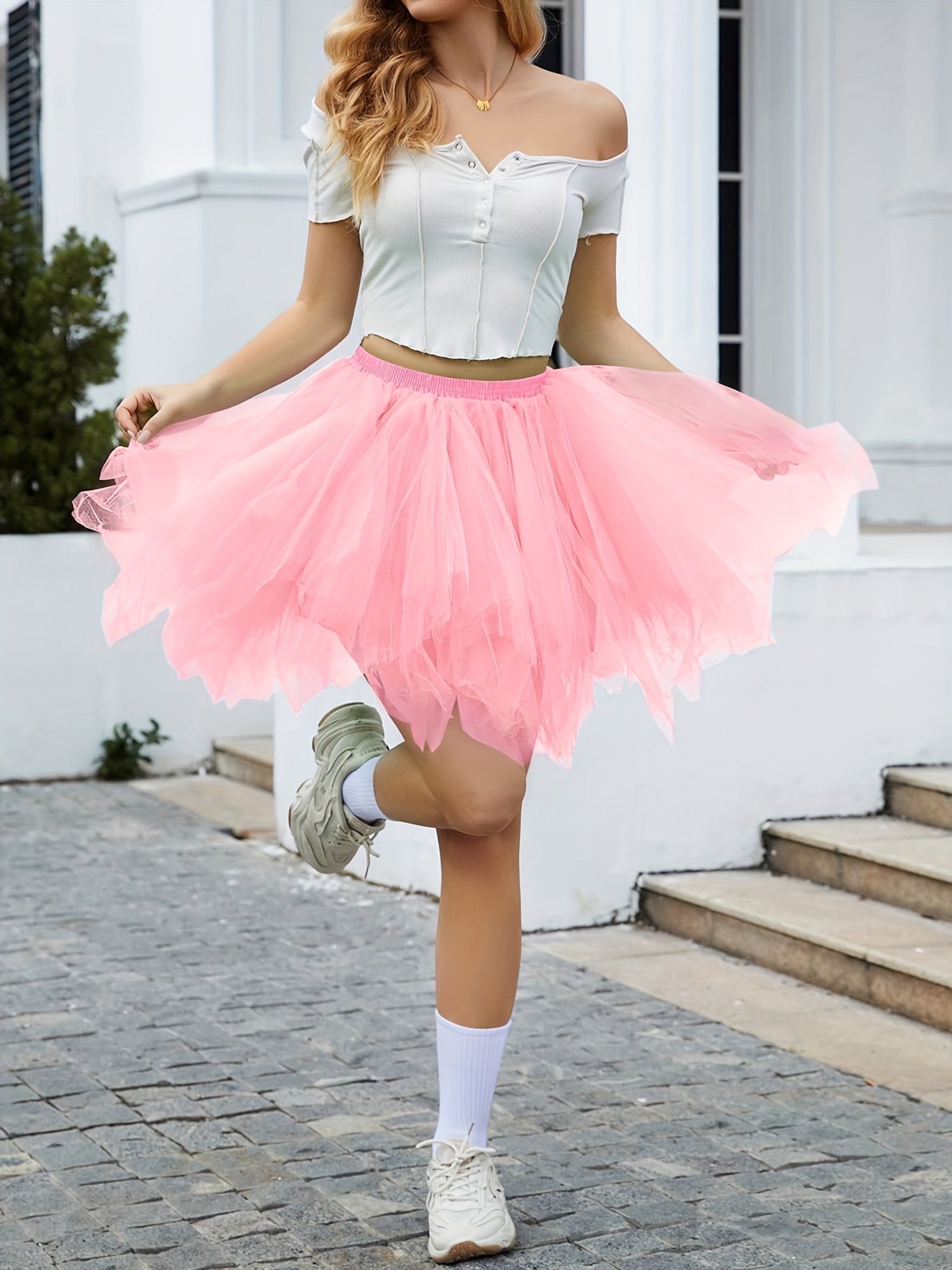 pink tulle skirt United Kingdom