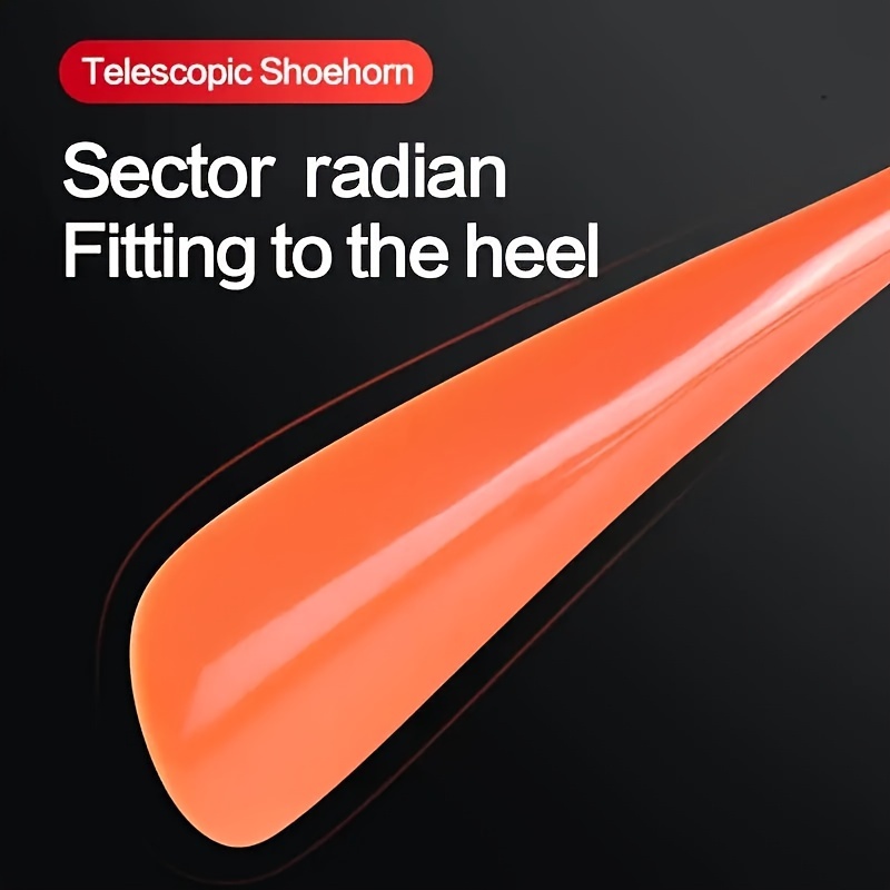 1pc Ergonomic Shoe Puller, Adjustable 29.97-70.87cm, Portable Stainless Steel Shoe Helper, Easy-to-Use Footwear Aid for Elderly & Disabled, Fashionable Home Shoe Assistance Tool