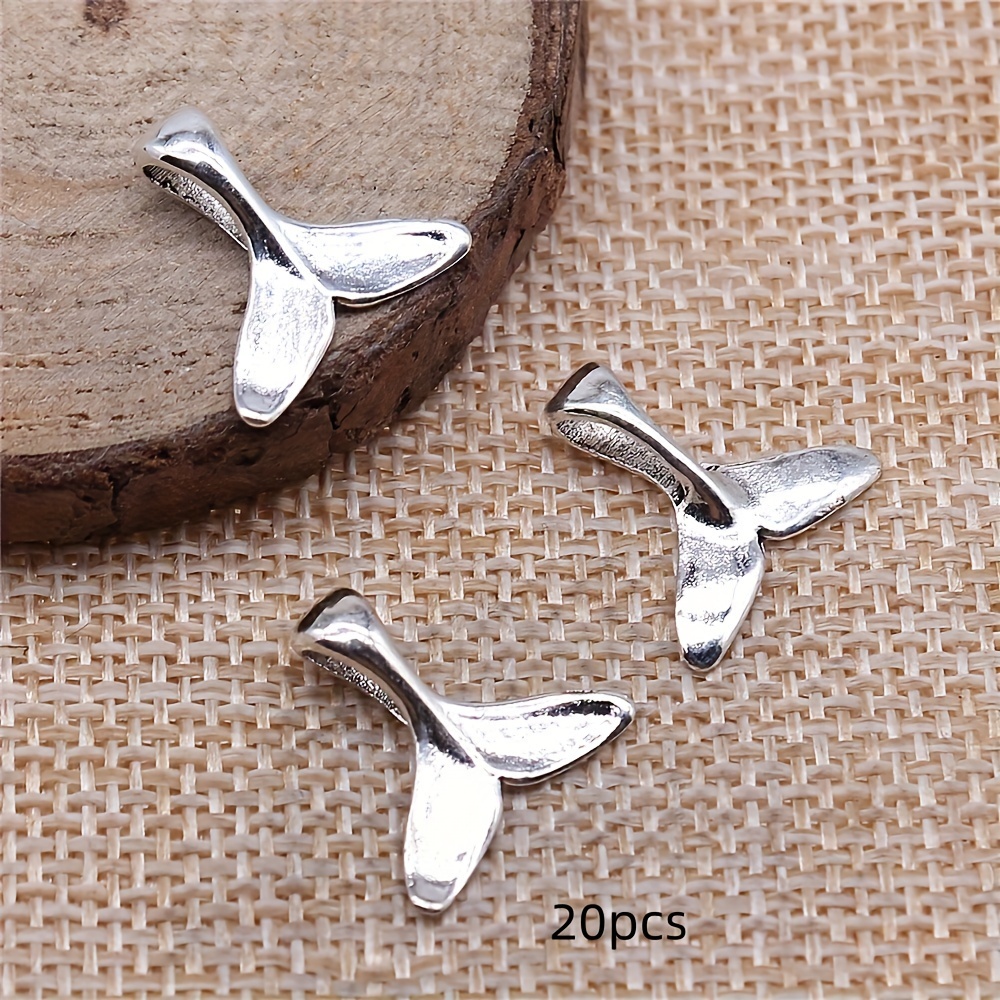 TEMU 20pcs Colgante de Dijes de de Ballena Multicolor, Adornos de Joyería Artesanal Hechos a , Adiciones de Colgantes de Animales Marinos Vintage del