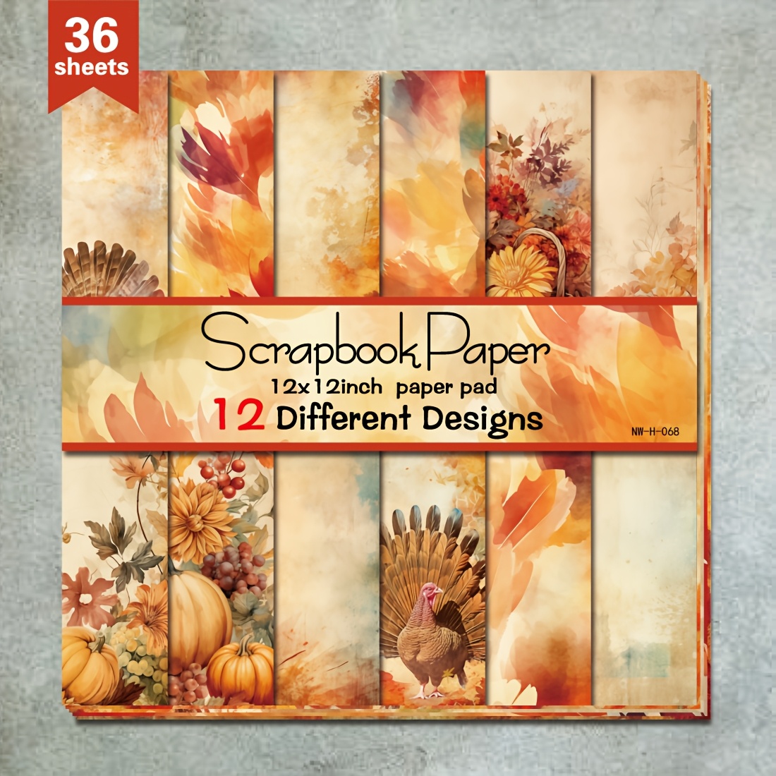 

36- , , Turkey & , Fall Decorative For Diy , Wrapping & Scrapbooking