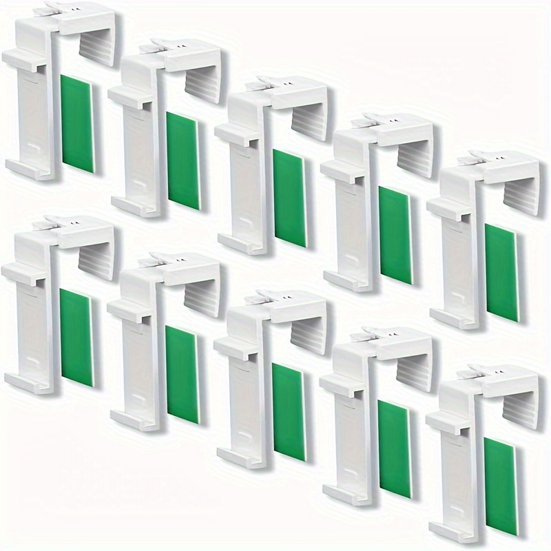 30pcs Blind Curtain Accessory Kit - , No-drill Clamp Holders For Roller Blinds & Shades, Perfect For Bathroom Upgrades