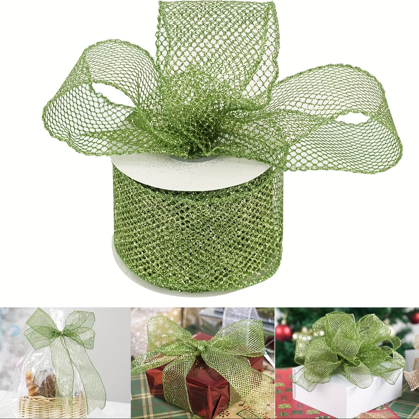 

1pc , -sided For Shaping, For Christmas Tree, Wrapping, And Diy Bows - Suitable For 's Day, Christmas, , And Decorations