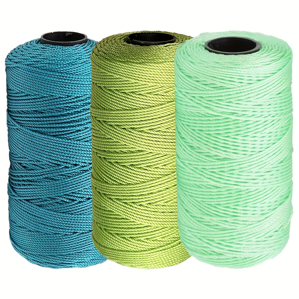 TEMU 3pcs Set Of Colored Yarn, Suitable For Crocheting Decorations, Crafts, Cushions, Handbags, And More