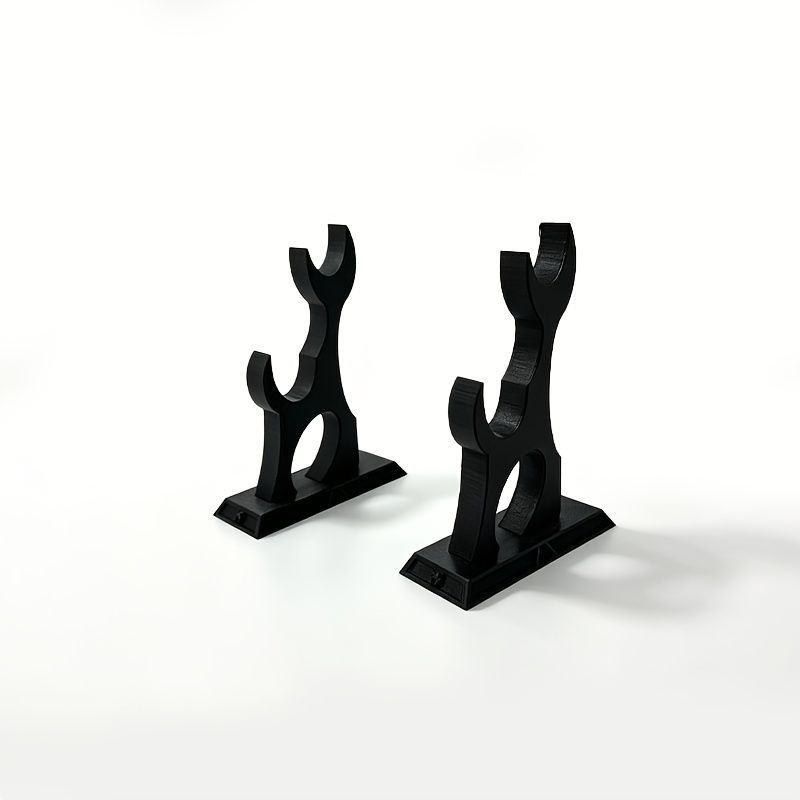 TEMU Présentoir de bureau à double couche pour , contient 2 katanas/tanto. Ornement pour bureau à domicile. Présentoir pour épée/couteau. à fentes