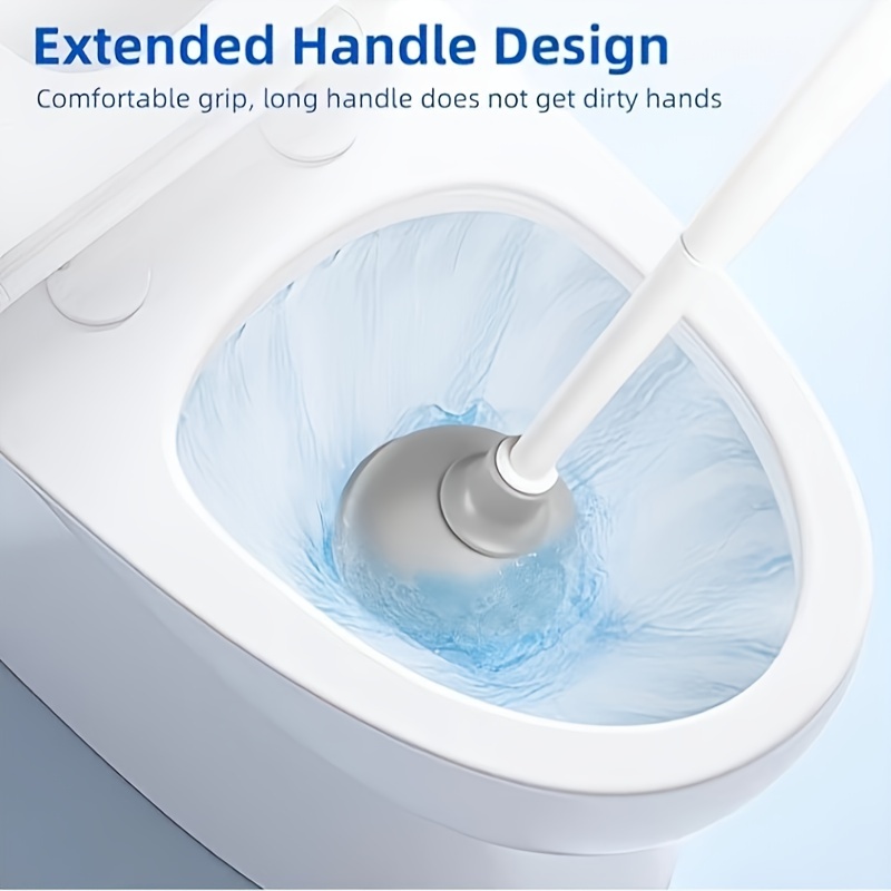 TEMU Set And Plunger Set, Cleaning , Plunger And Combination , Bathroom Plunger And Bowl Set -duty