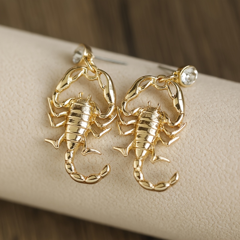 Exaggerated Scorpion Earrings for Women, Gothic Style