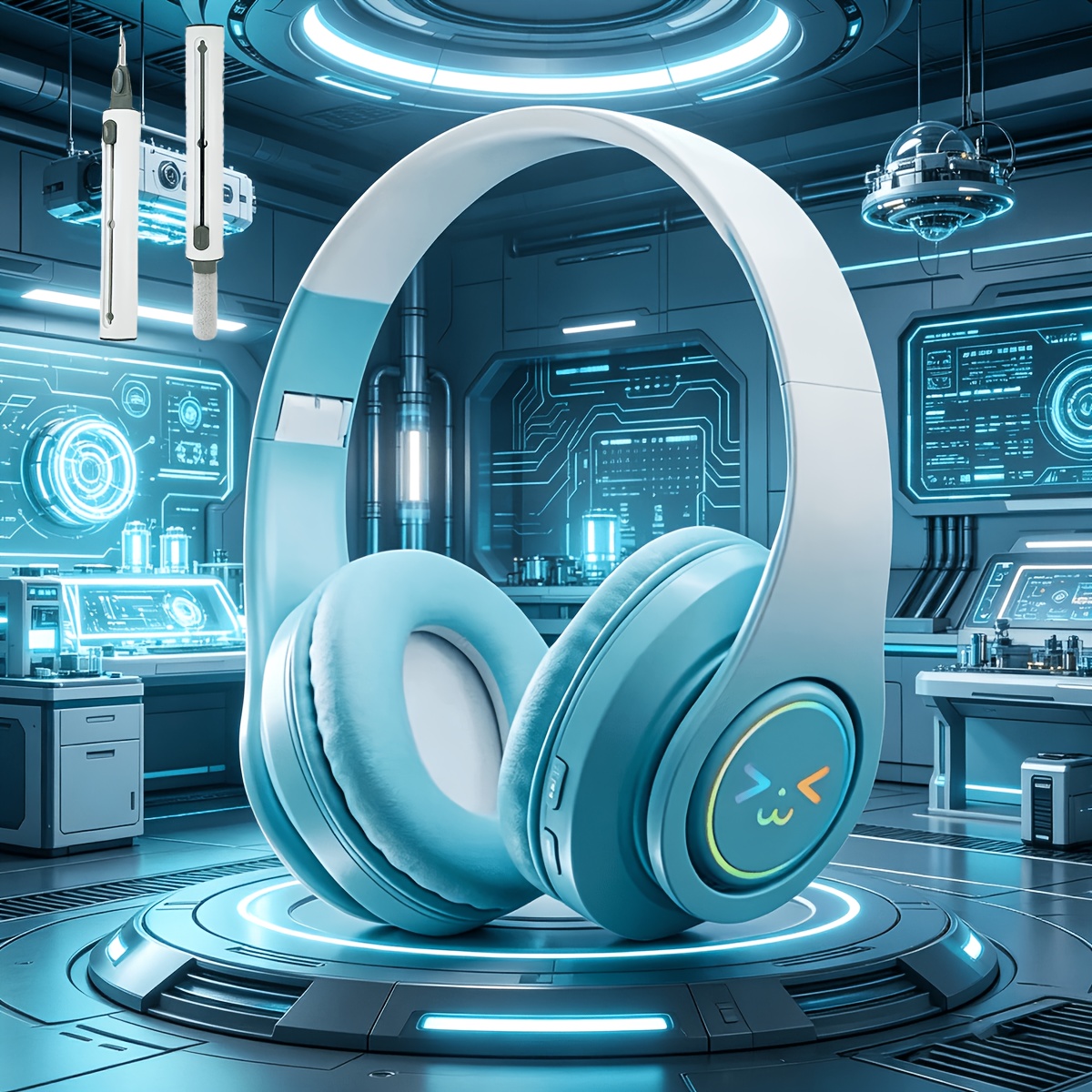 TEMU New Wireless Bluetooth Noise Cancelling Headphones With Ear Cup Design, Providing High-definition , Built-in Microphone, And Complimentary