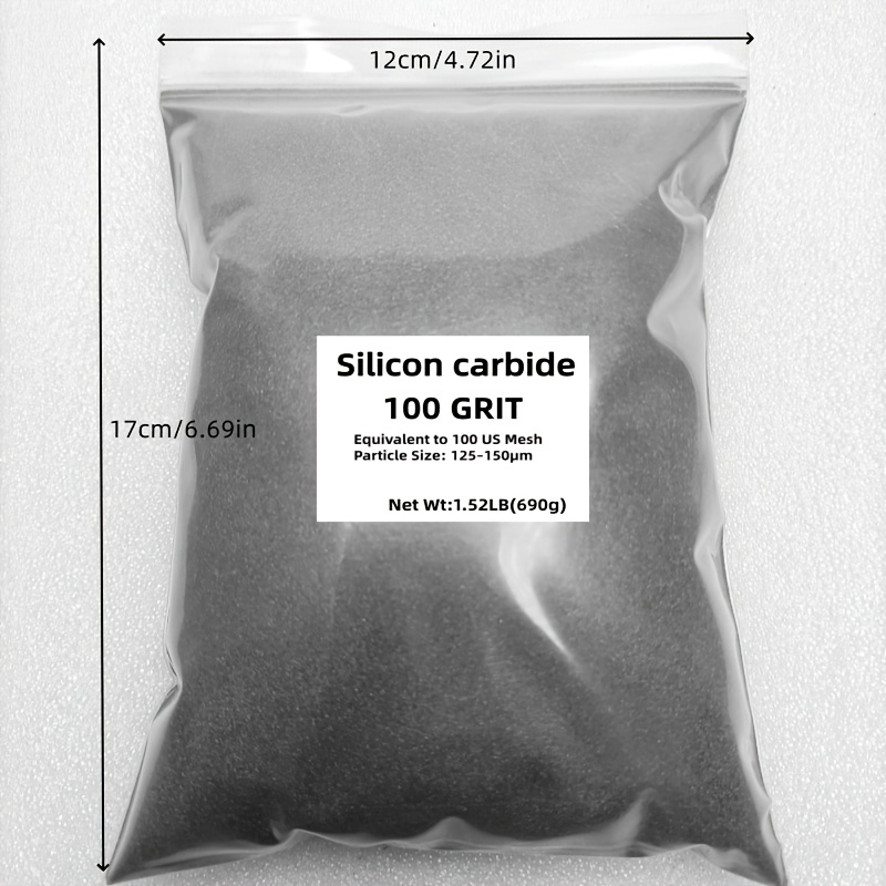 TEMU 690g/1.52lb/100grit Diamond, Polishing Sand, , Abrasive Medium For Various Blasting Equipment, Used For Polishing And Rust Removal Of Mechanical