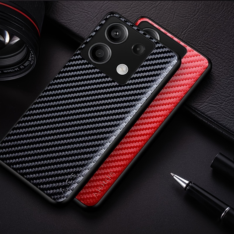 Funda Protectora Silicone Case Para Xiaomi Redmi Note 13 4G Rojo