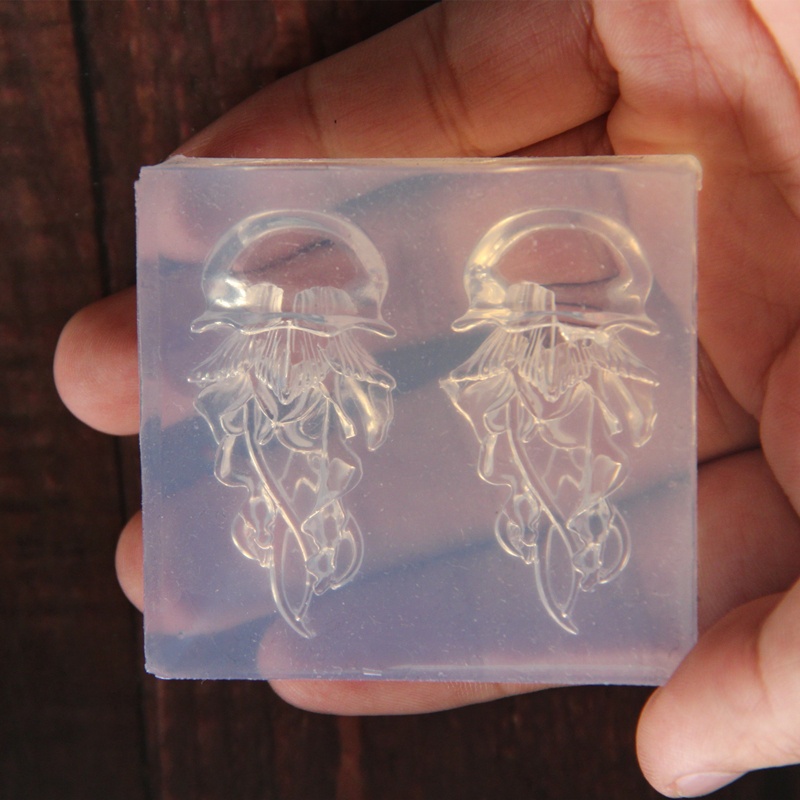 E-shop Quallen Form für Kleber 3D Quallen Dekoration Hochtransparente Silikonform Quallen Harz Flüssigform