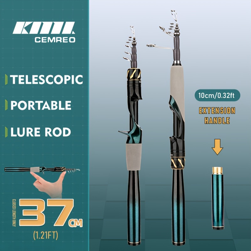 Fishing Pole Kit Telescopic Carbon Fishing Rod Reel Combo - Temu United  Kingdom