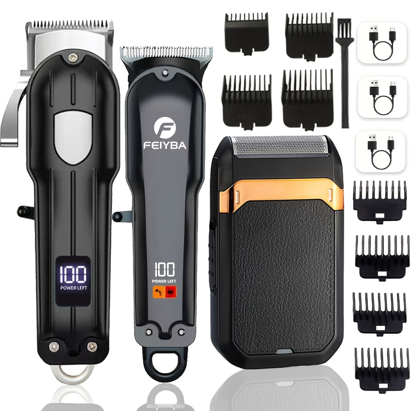 2pcs / 3pcs * *'s Electric Hair Clipper Set, Suitable for * Hair Trimming and Beard Grooming. *-in-one Haircut and Shaving Des image 2