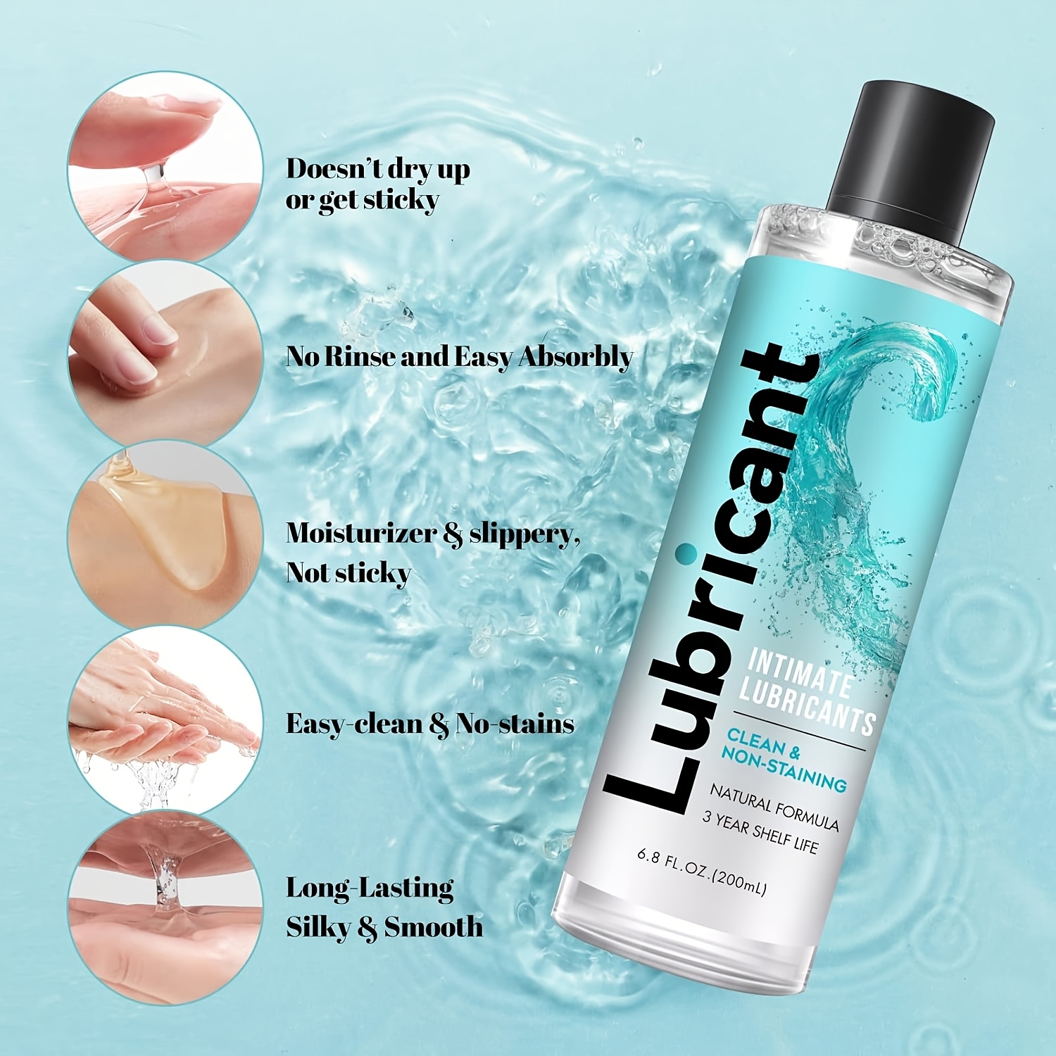 personal lubricant that doesn't dry out Serenity Water Based Personal Lubricant – Intimate Rose