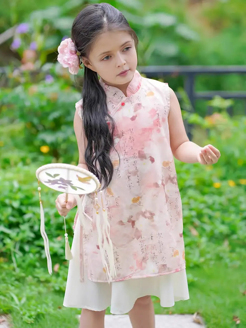 chinese new year dress girls Red Dress for Girls Chinese New Year Hanfu