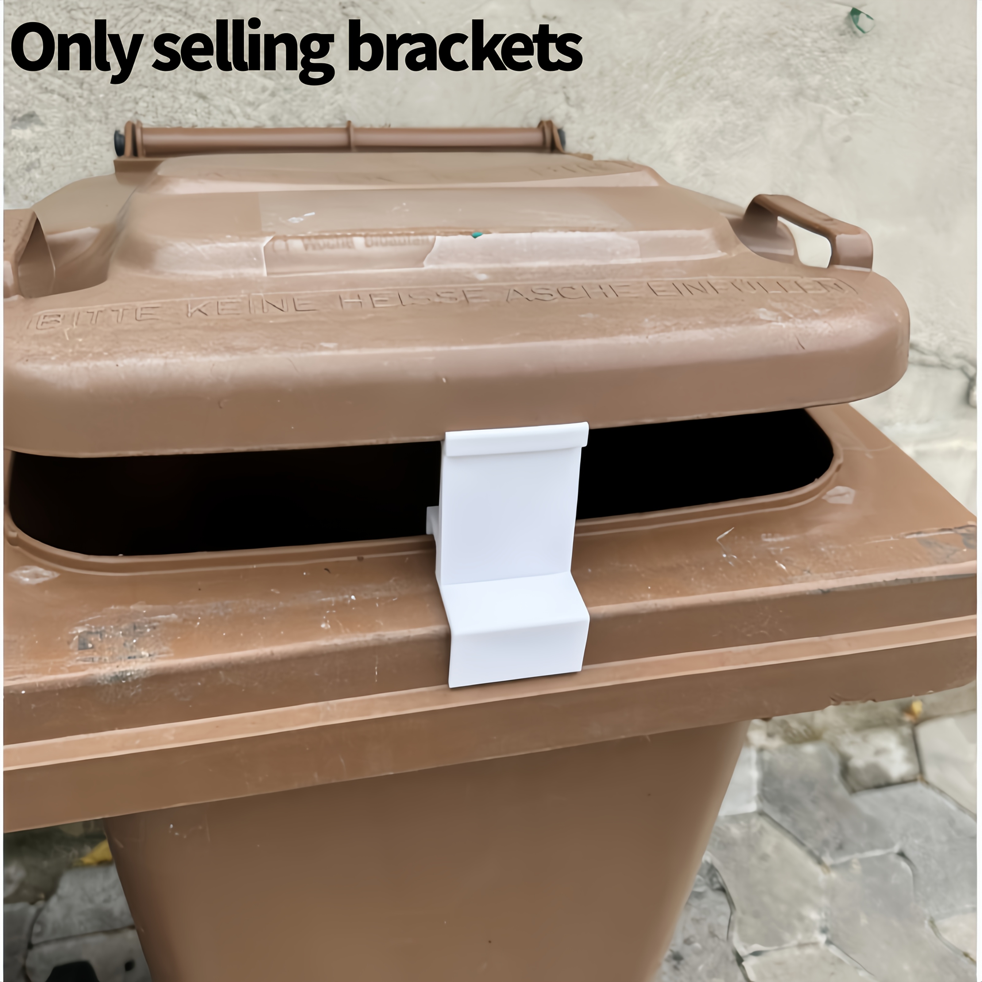 1 2 pc3d printed plastic bio waste bin lid ventilation clip to   insects and odors preventing   from breeding   edge during summer compatible with european standard nen en 840 1