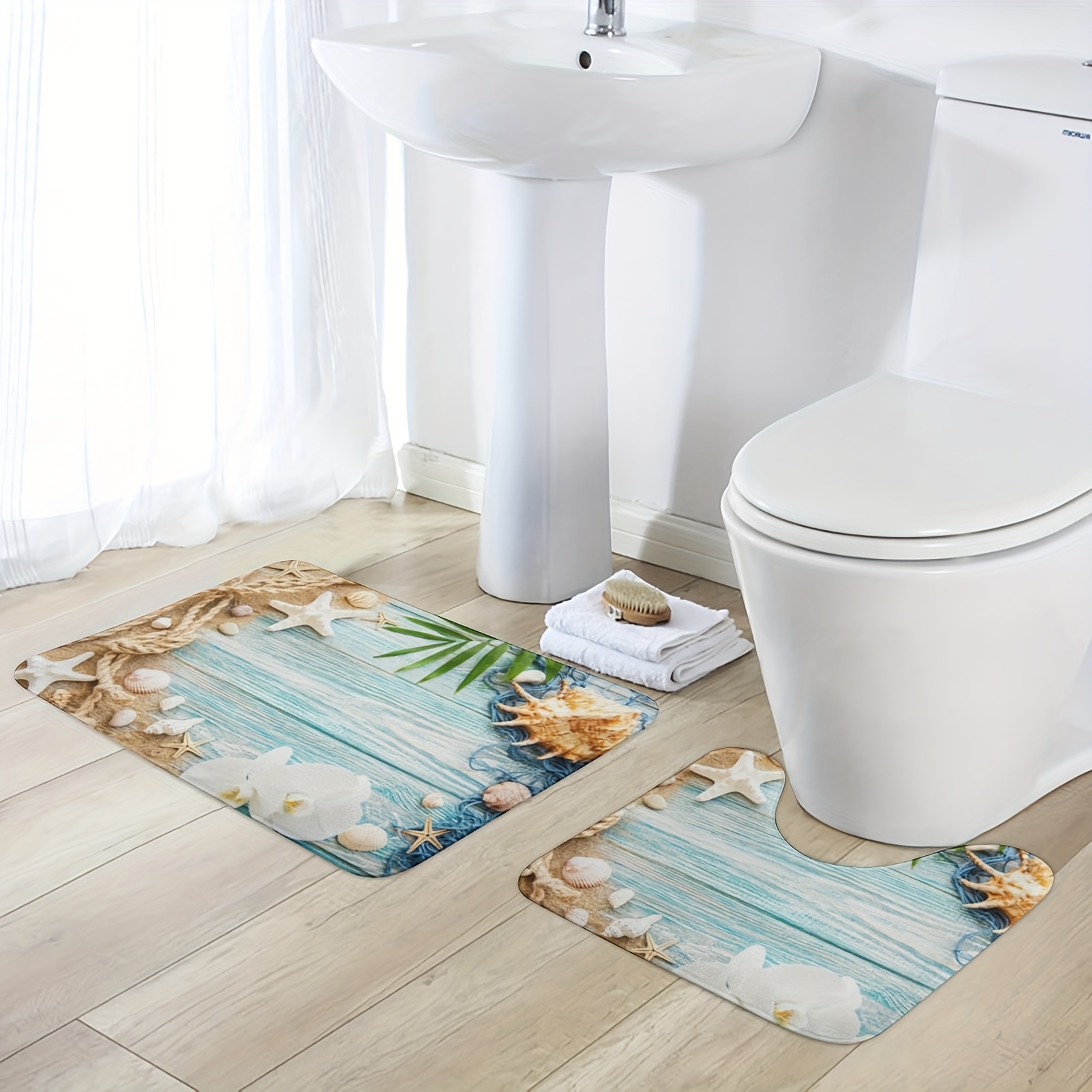 badezimmer teppich set (2 teilig) badezimmer anti rutsch