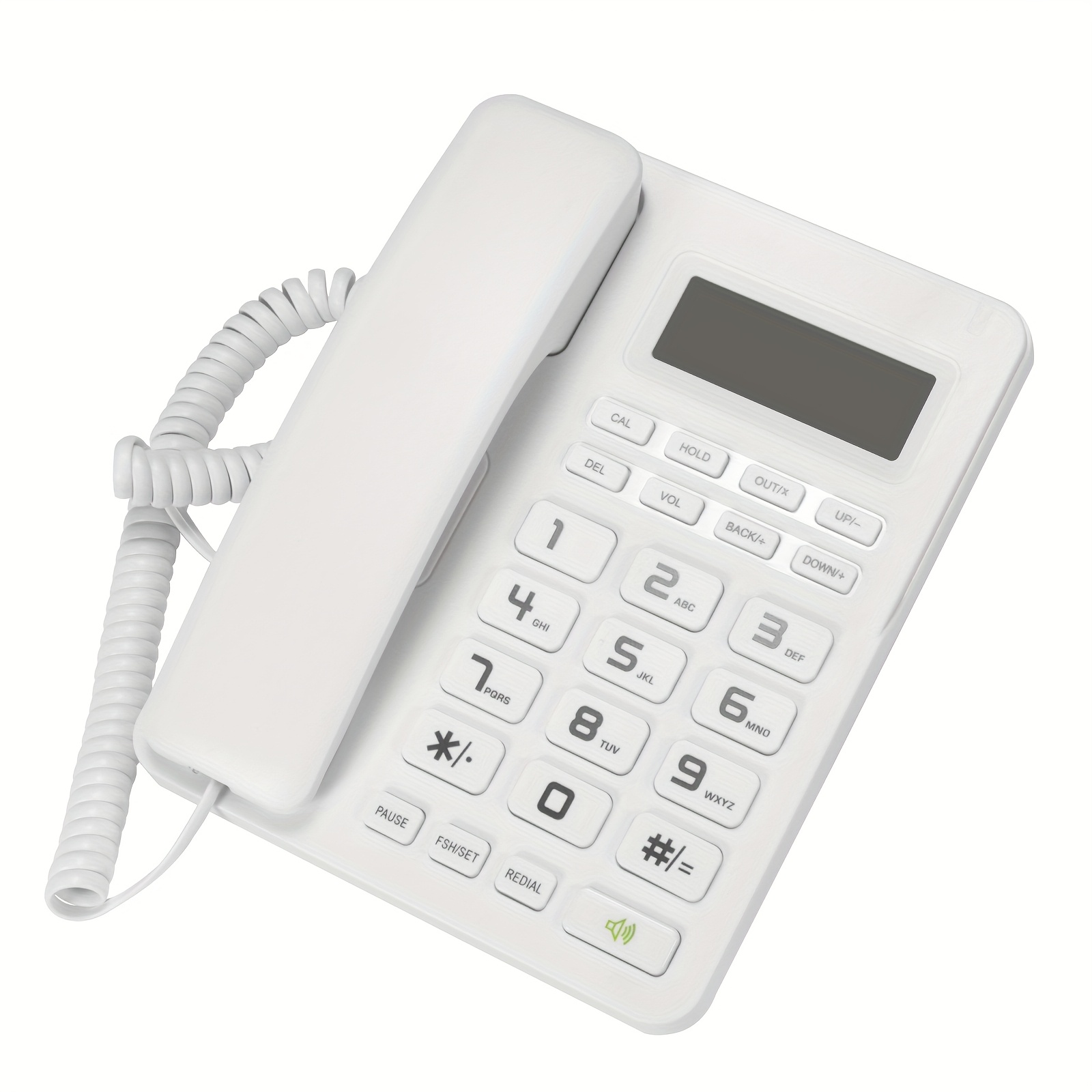 Caller ID, Office Phone, Home Hotel Phone, Hands-free Call, Fixed Landline Phone, Large Keypad, Elderly Phone