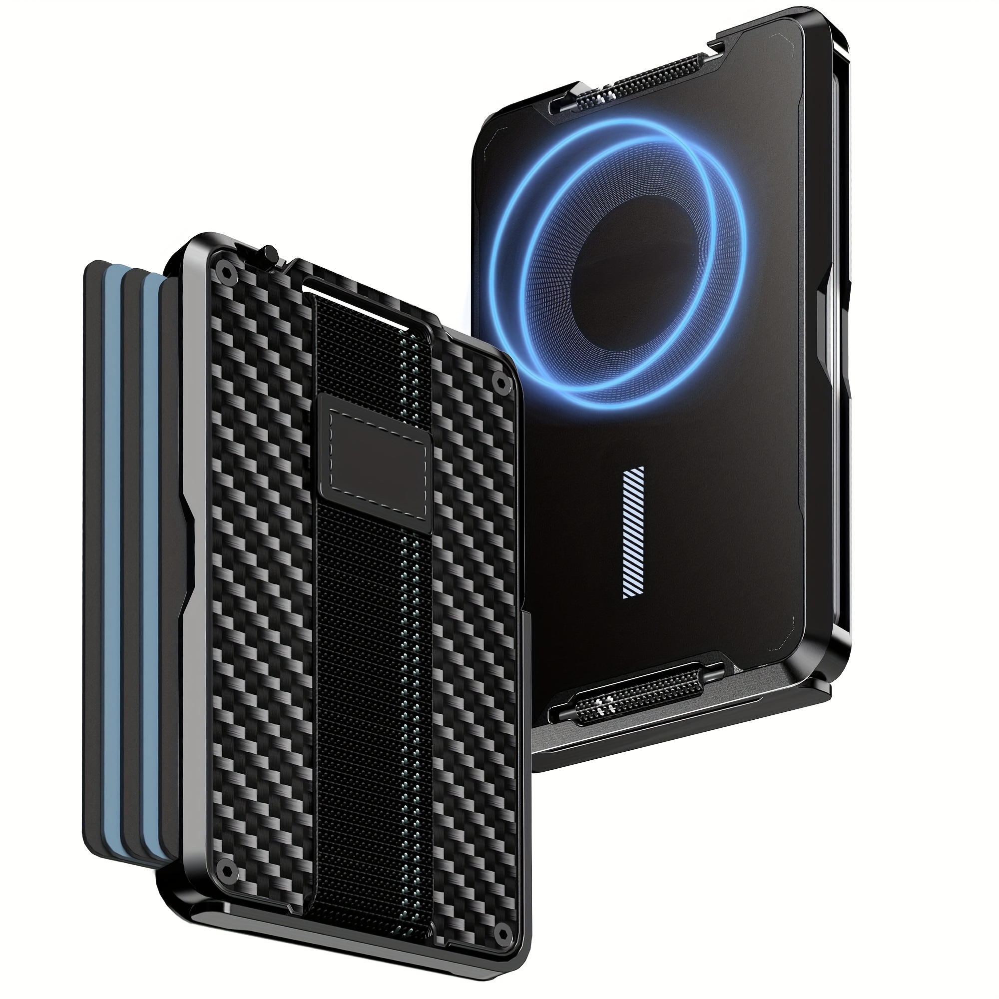 sleek fiber wallet wallet magnetic phone wallet Temu Cyprus