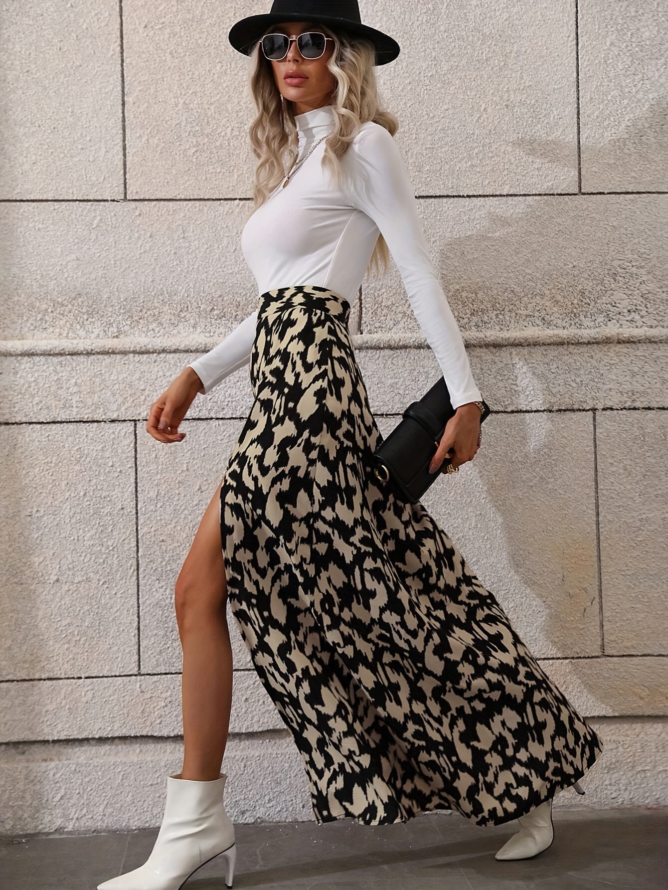 High waisted fancy maxi skirt hotsell