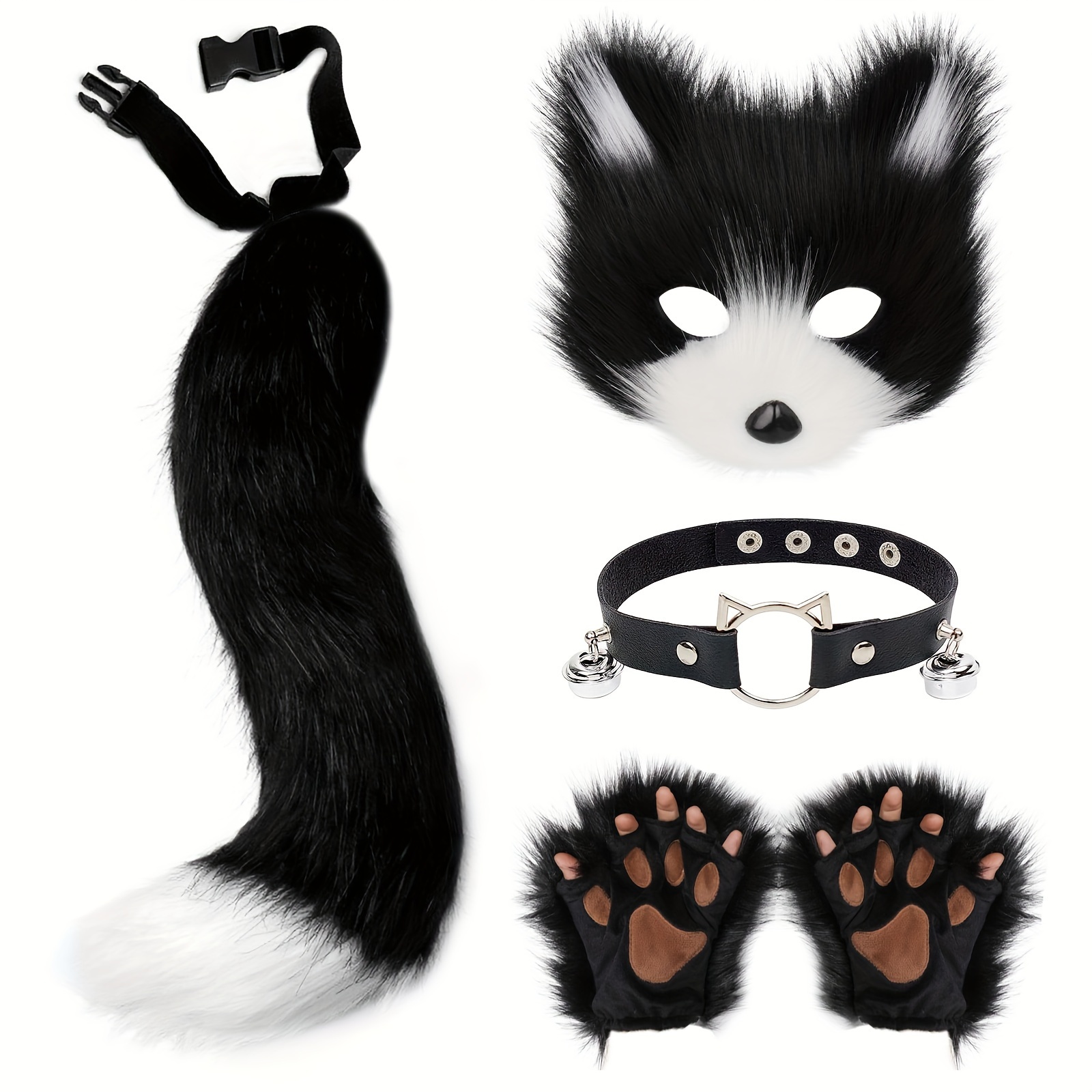 fursuitパーツ レッグパッド 調節可能 5点動物コスチューム fursuitパーツ レッグパッド 調節可能 5点動物コスチューム