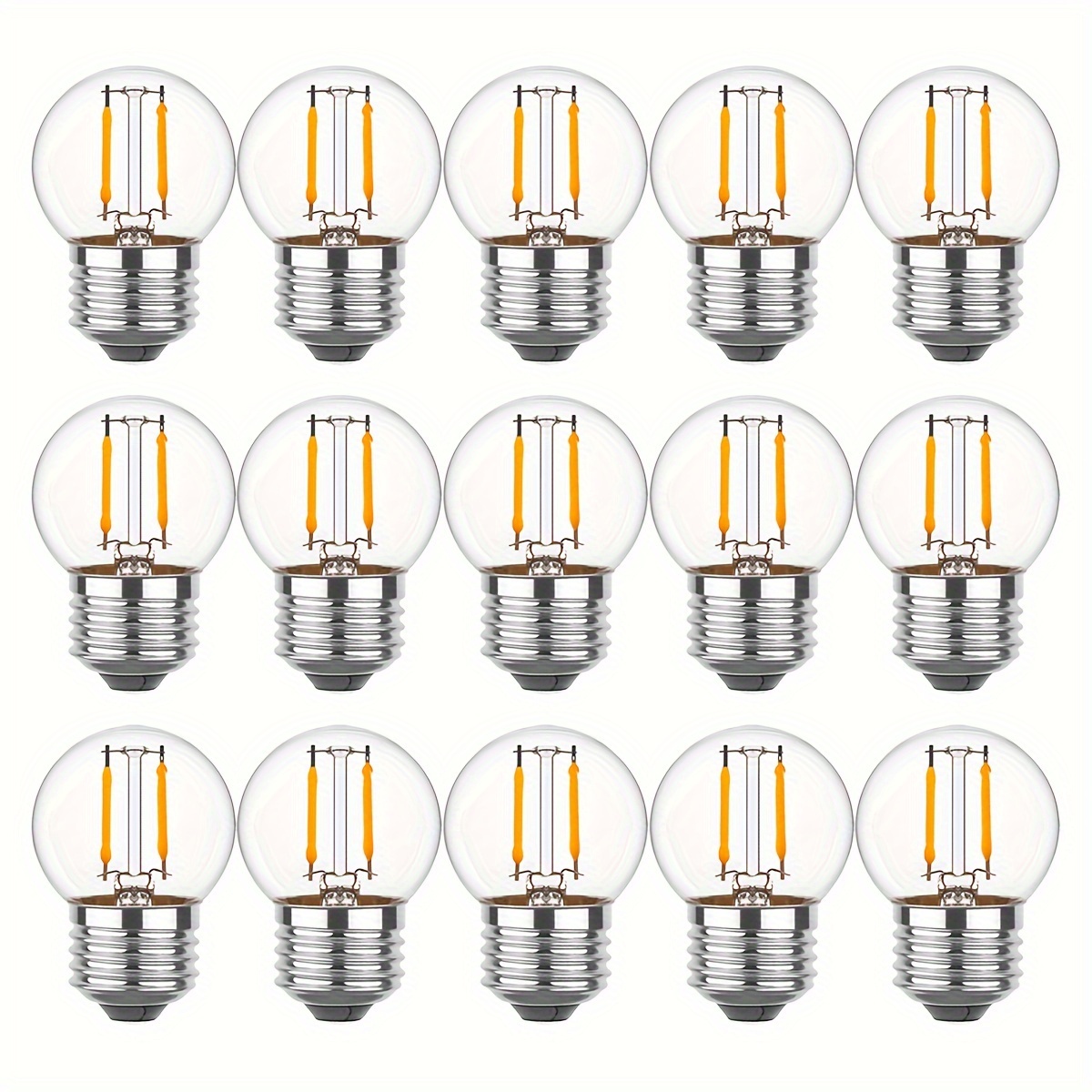 Edison Vintage LED Glühbirne 3 Stück – E27, 4W Warmweiß (1800K), Dimmbar, Energiesparend, 260 Lumen, Retro Design
