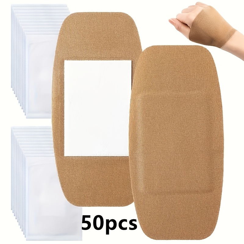 50 100pcs of extra large waterproof breathable flexible gauze bandage outdoor sports   first aid       first aid special