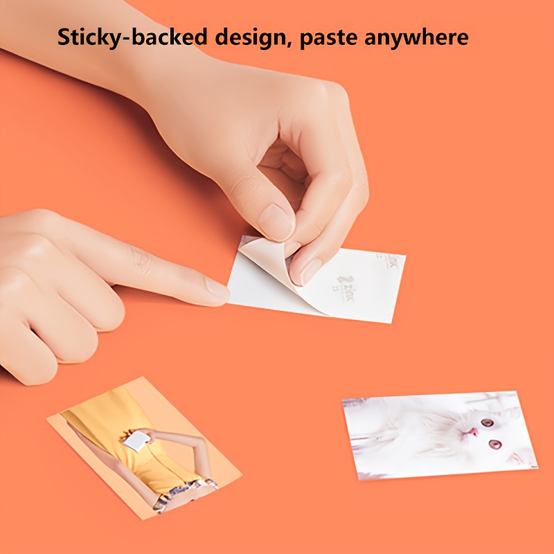 Image of Xiaomi Zink Pocket Printer Paper, 20 Pack, 2x3 Inches, 50mm X 76mm, High Gloss End, Compatible With Xiaomi Portable Photo Printer, Office Supplies