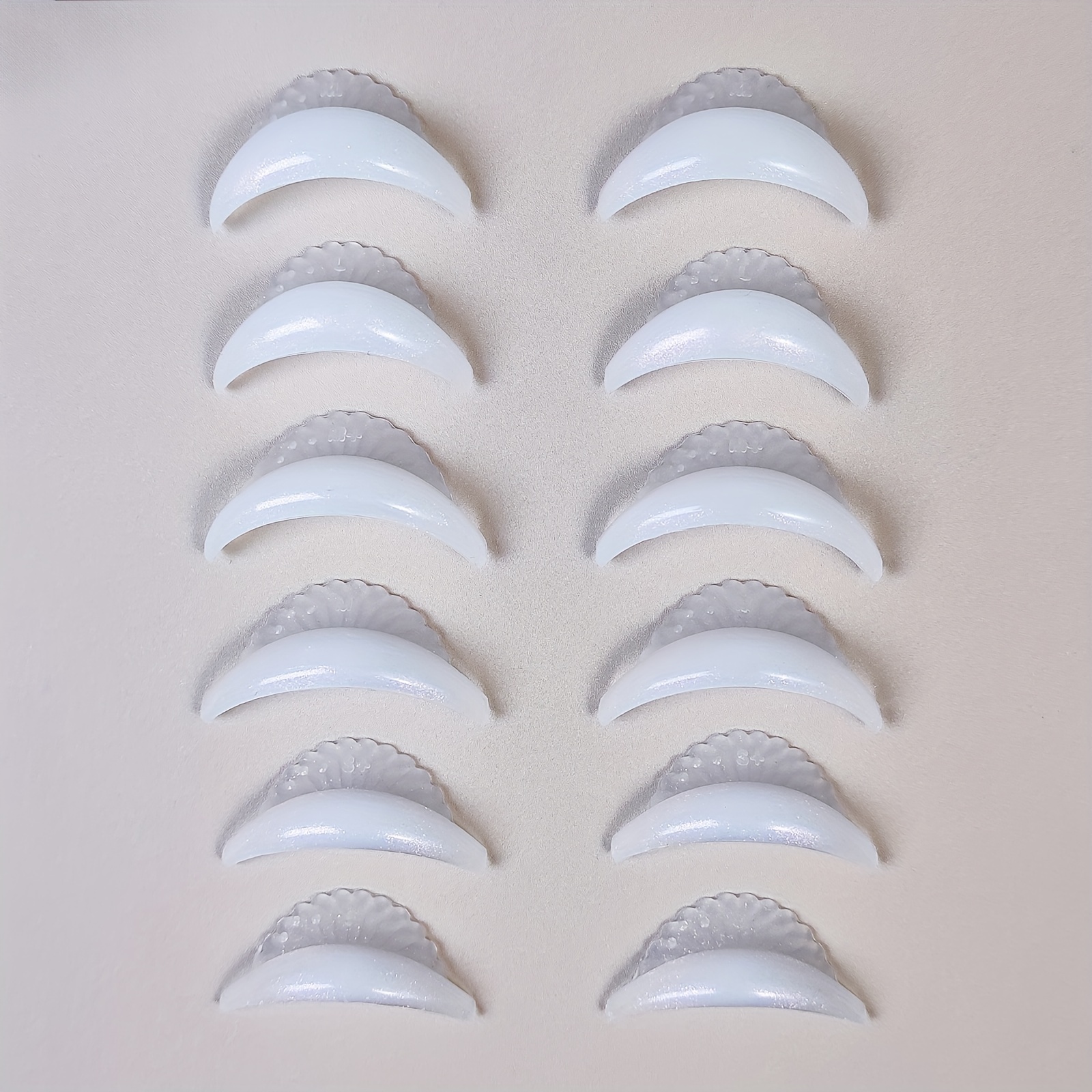 Image of Permania 6 Pairs Of 6 Sizes Lash Lift Pads, Eyelash Lifting , Lash Pads, Super Elastic, Suitable For All Lengths Of Eyelashes, Soft And Malleable Long, Fast , Suitable For Salon And Diy