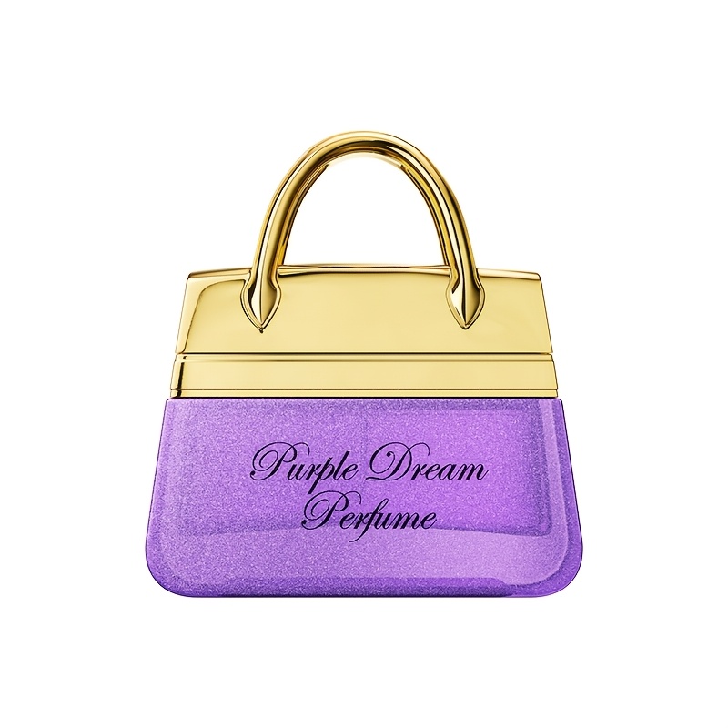 Image of 50ml Purple Sparkle Handbag Women's Perfume | Floral-fruity Scent Weaves A Luxurious, Elegant Vibe. Ideal For Self-use Or Gifting (christmas/valentine's/new Year).