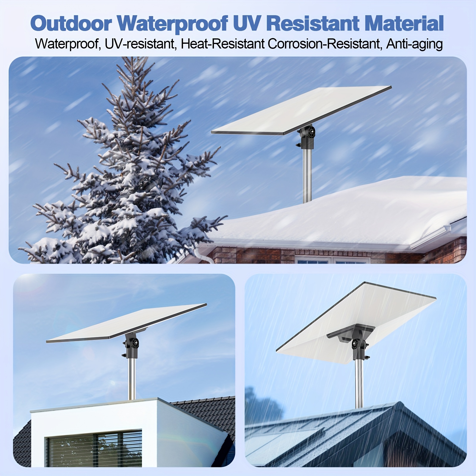 Kit de Support Mural pour Tube Starlink Gen 3, Accessoires Plaque Ronde Compatible avec Starlink Standard Gen3