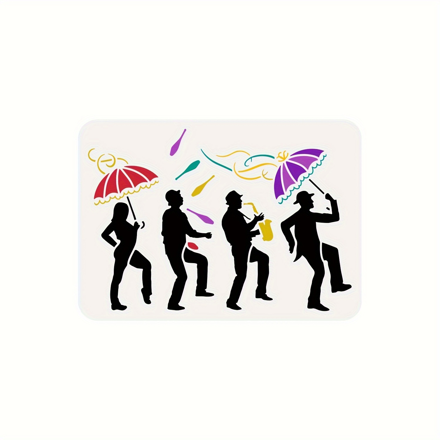 Lot De 9 Pochoirs Dragon 15x15 Cm - Modèles Fantastiques Réutilisables, Avec Pinceau, Pour Peinture DIY