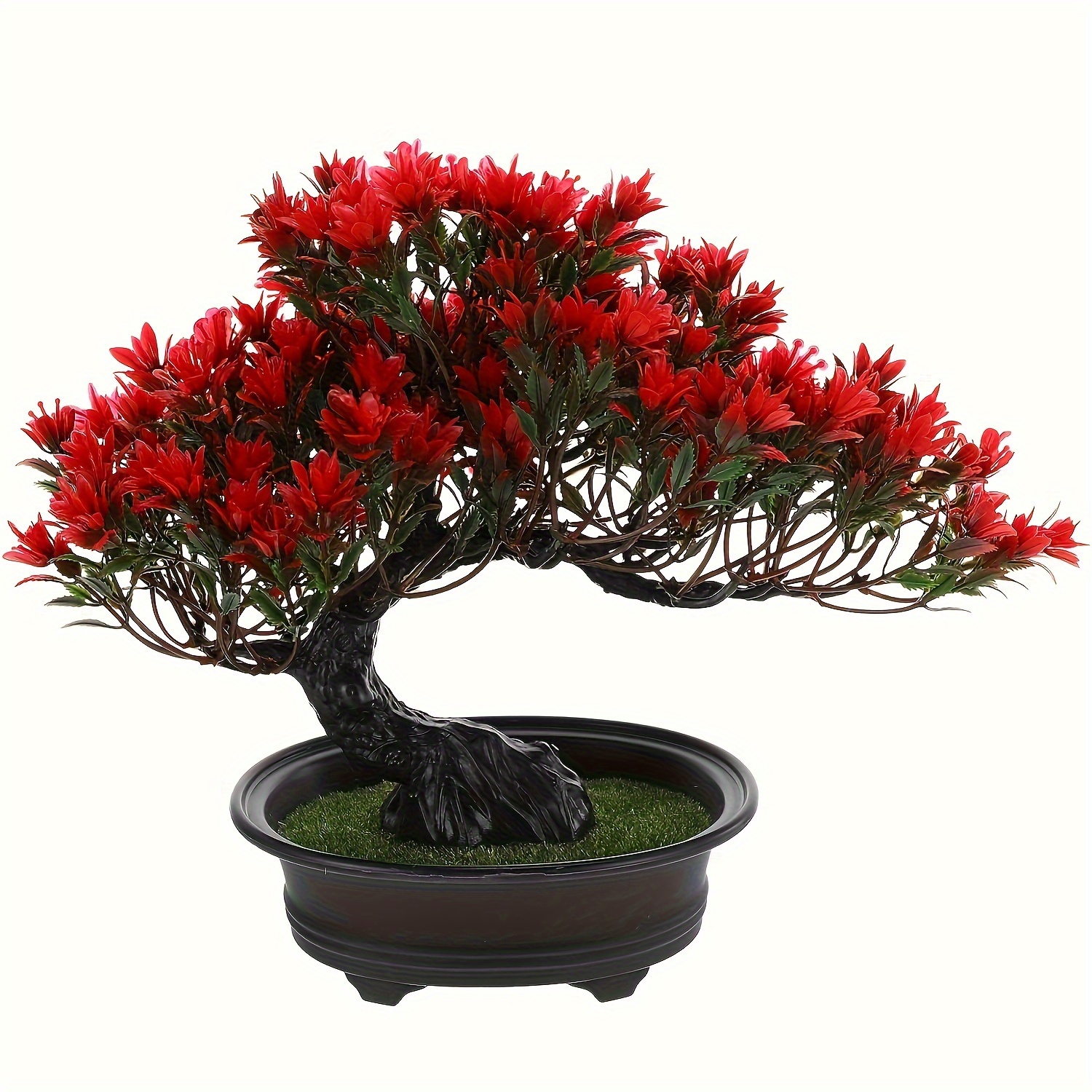 

Charming - Artificial Plant With Pot For Home & Office Decor, Perfect For Christmas, Valentine's, Mother's Day Gifts