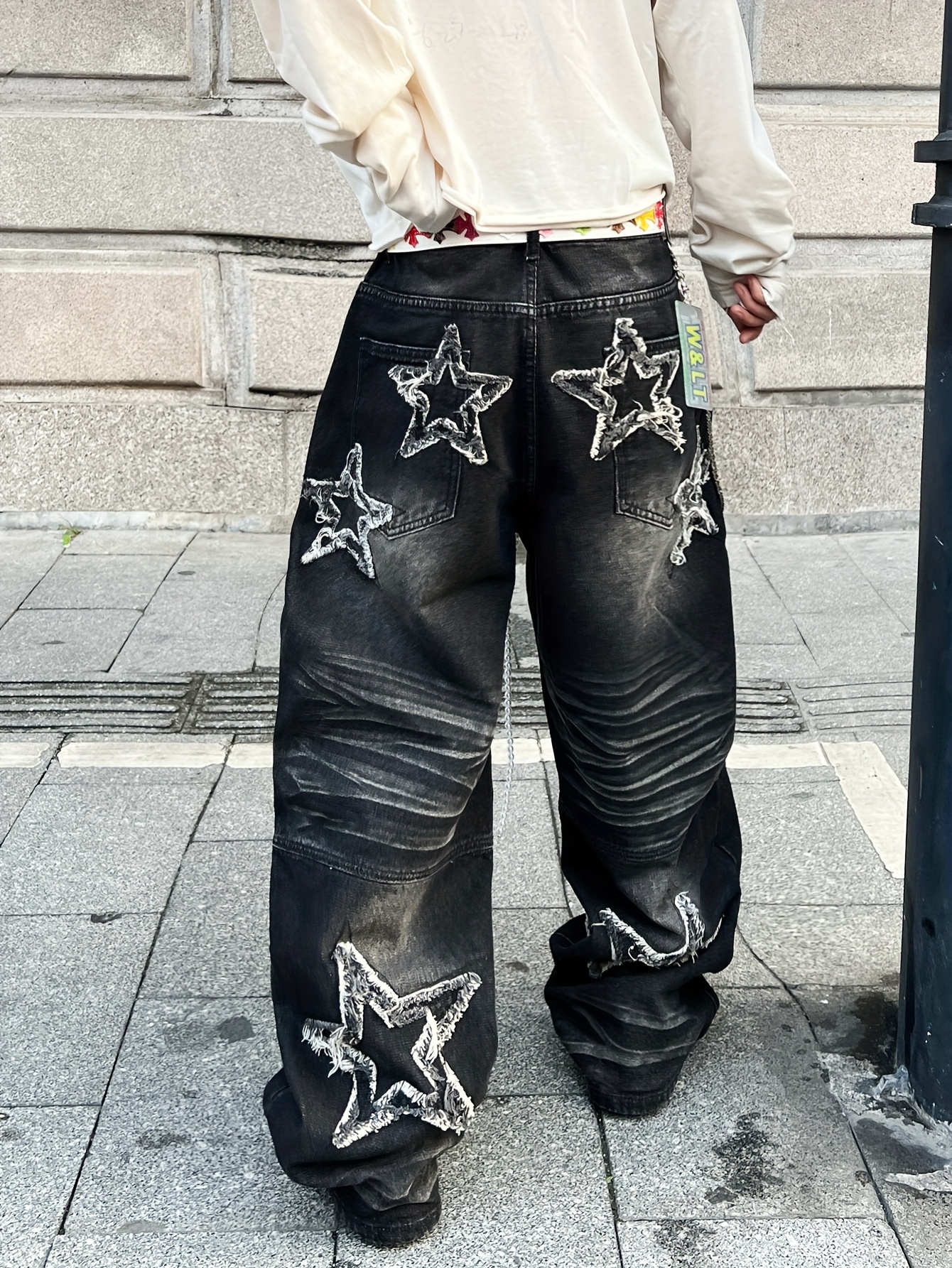 star baggy jeans - Oman