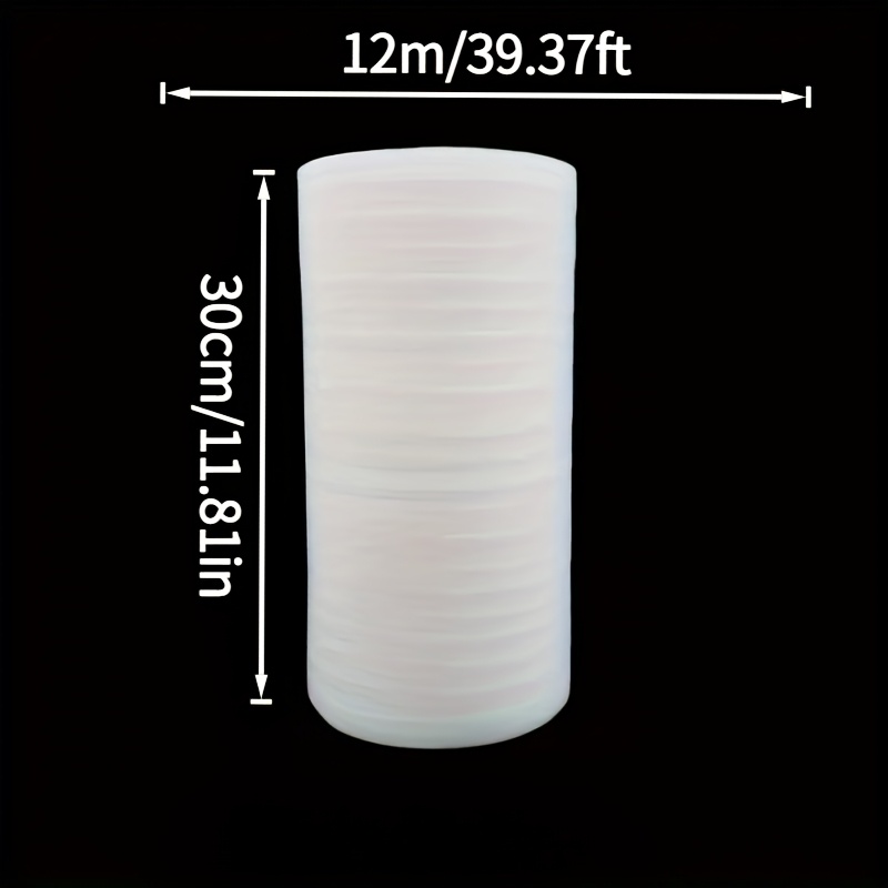 Image of 2 Specifications : 1 Roll - 39 Feet Long, 47 Feet High, Shock-absorbing , 2mm Thick - Safe Transport And Delivery Packaging Material, White, Product Filler | Textured Surface | Flexible Cushioning